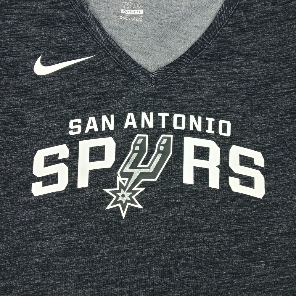 NIKE Dri-Fit San Antonio Spurs Shirt NBA Basketball Women's Size Medium - Picture 3 of 10